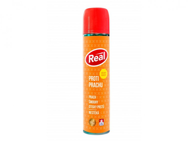 Real Spray proti prachu 300ml | Čistící a mycí prostředky - Speciální čističe - Přípravky - dřevo, pl.podlahy, nábytek Real Spray proti prachu 300ml | Čistící a mycí prostředky - Speciální čističe - Přípravky - dřevo, pl.podlahy, nábytek